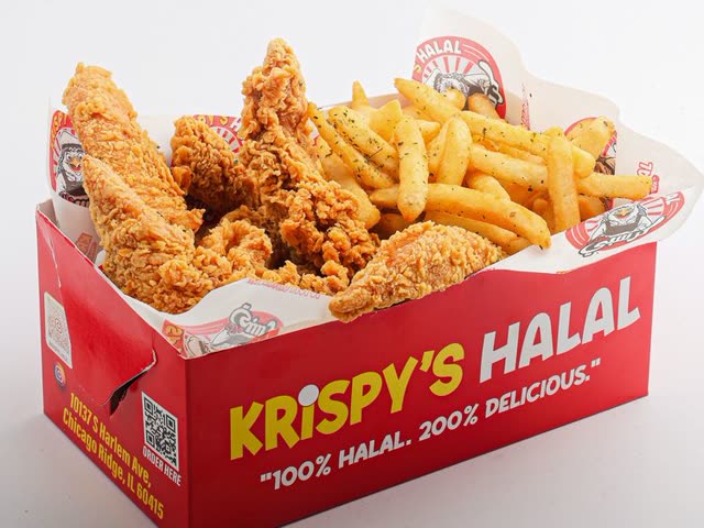 Krispys Bone-In 4 Pc, Fries, Coleslaw, Bread And Drink Included